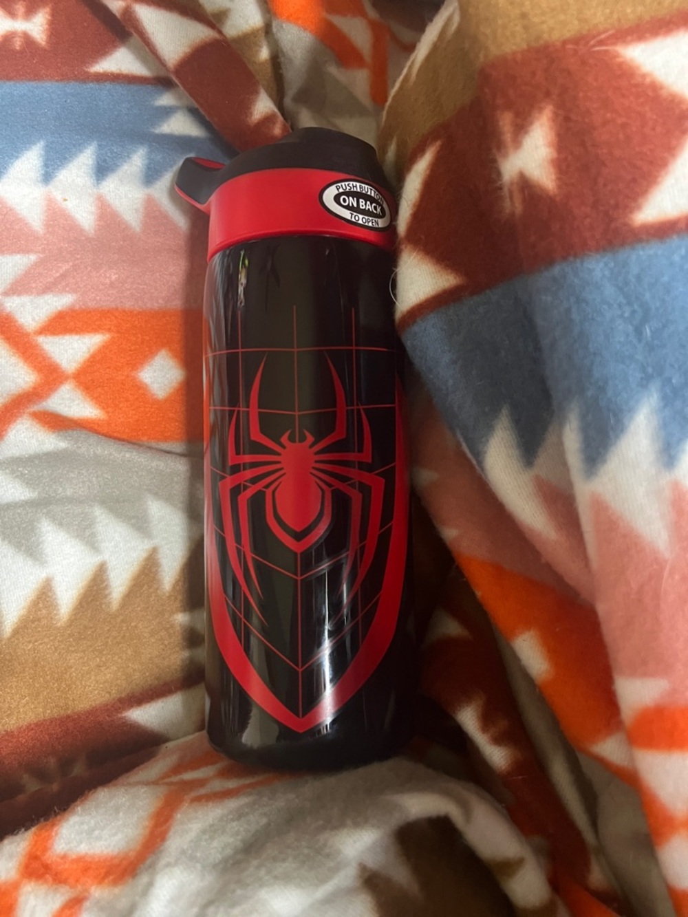 ZAK! Spider-Man Red & Black Insulated Travel Bottle NEW!